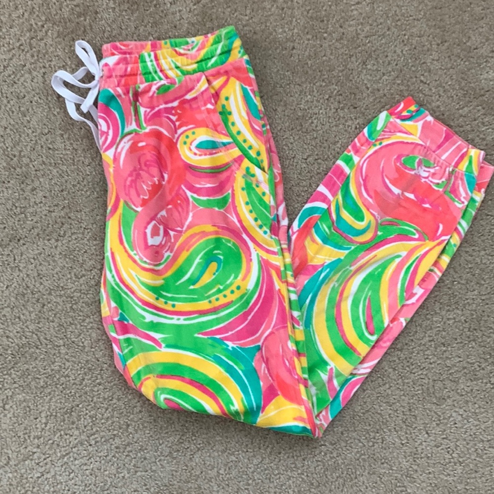 Lilly Pulitzer mimosa jogger pants